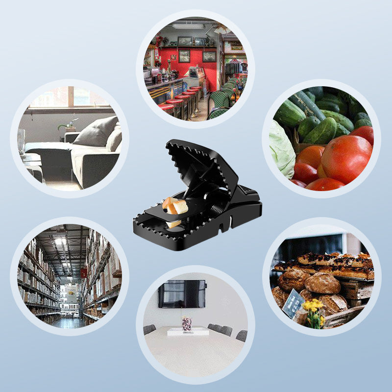 Korduvkasutatavad rotilõksud ülitäpse mehhanismiga