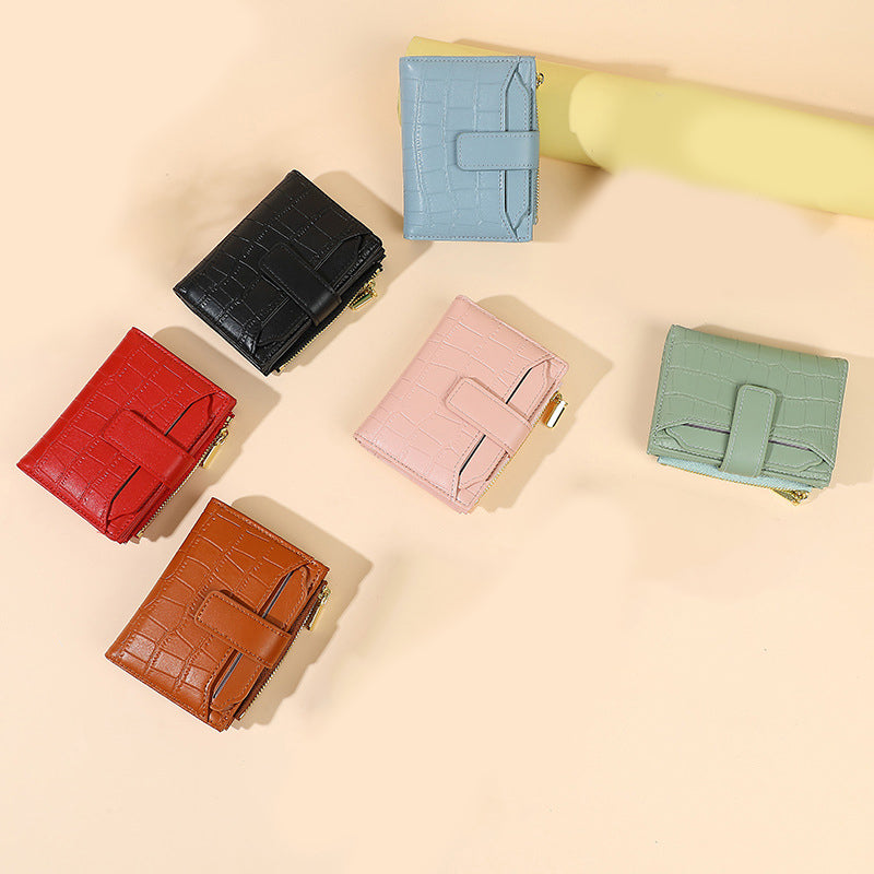 🔥 2025 Kuum allahindlus 🔥  Kompaktne ühevärviline naiste rahakott