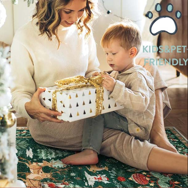 Pehmed, libisemiskindlad jõulumatid kodu kaunistamiseks