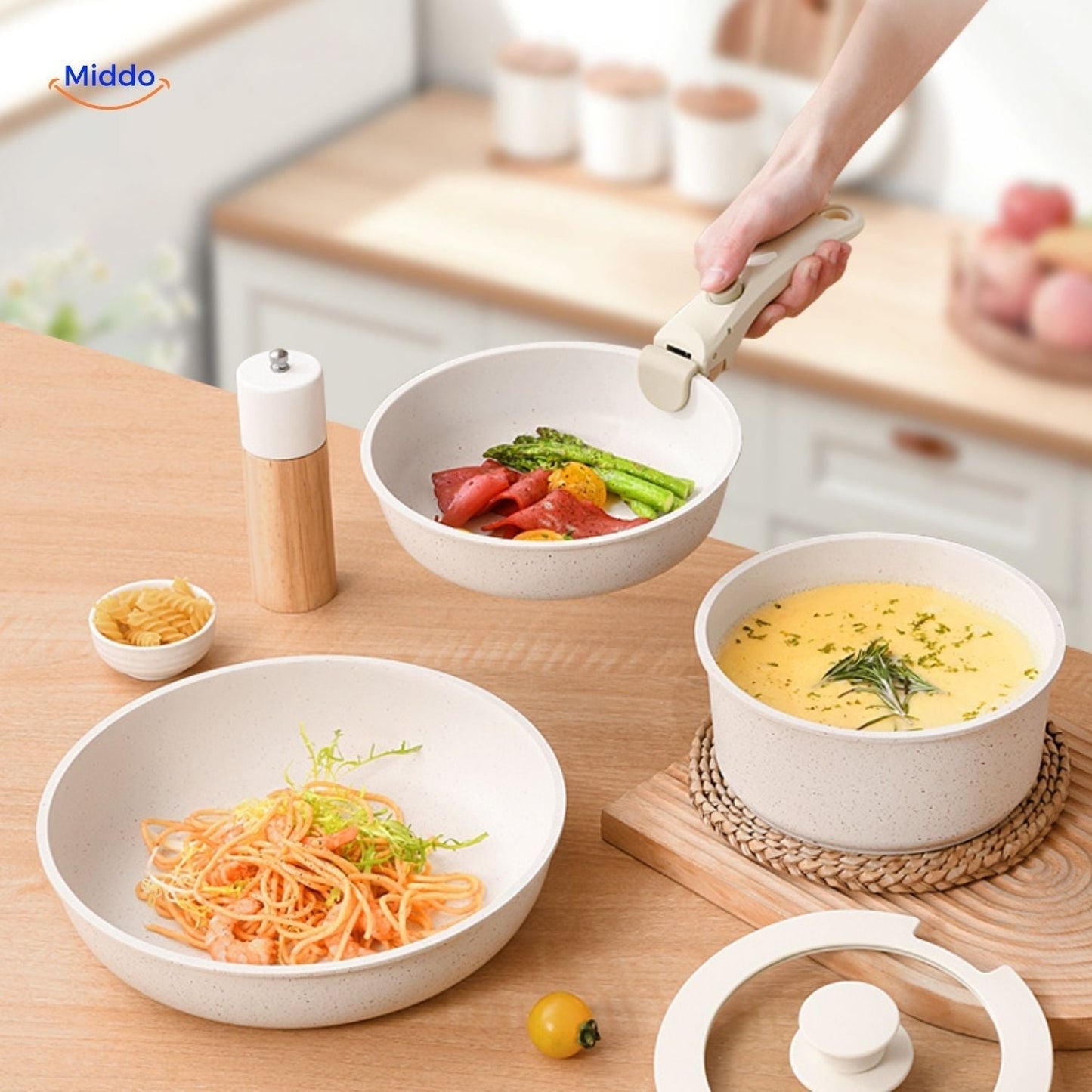 Panni komplekt | Vastupidav, mittehaarduv ja stiilne toiduvalmistamine