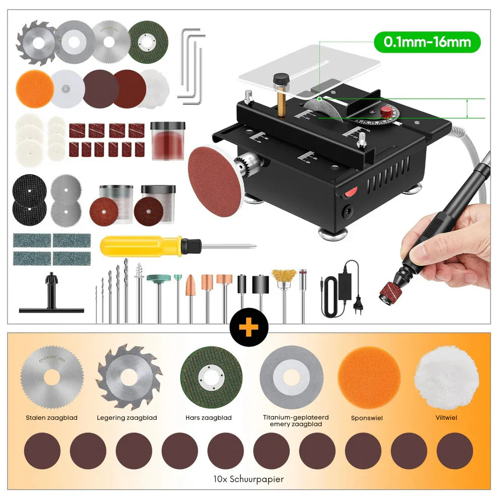 Mini multifunktsionaalne lauasaag