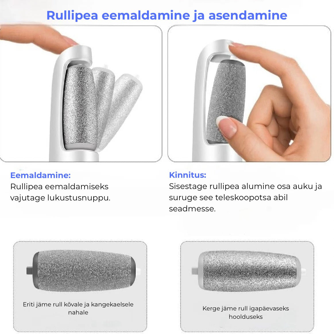 💕 Elektriline jalataldade kareduse eemaldamise seade